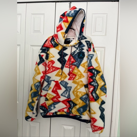 Jordan Colorful Geometric Hoodie XL - Picture 2 of 9